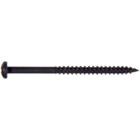 Hillman Wood Screw, 1/4", 1-1/2 in, Plain Steel Hex Head External Hex Drive 832004